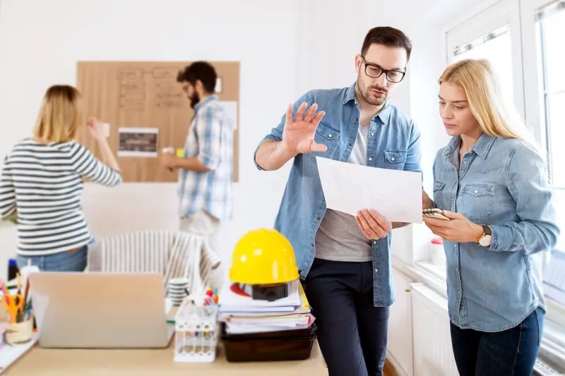 Specjaliści dzielący się pomysłami