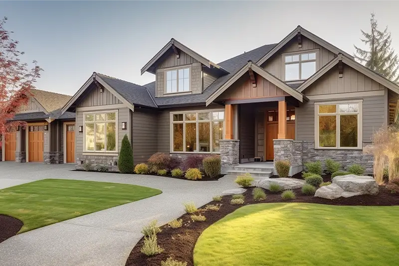 Przytulny dom z zielonym ogródkiem