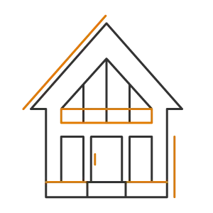 ikonka domku z balkonem - zrealizowane projekty