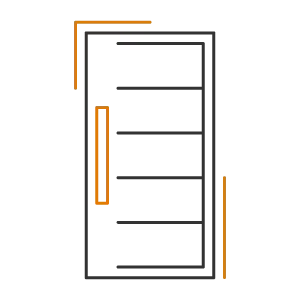 ikonka drzwi - usługi - wykończenia wnętrz