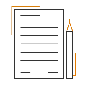 ikonka kartki i długopisu - współpraca - krok 3 - umowa