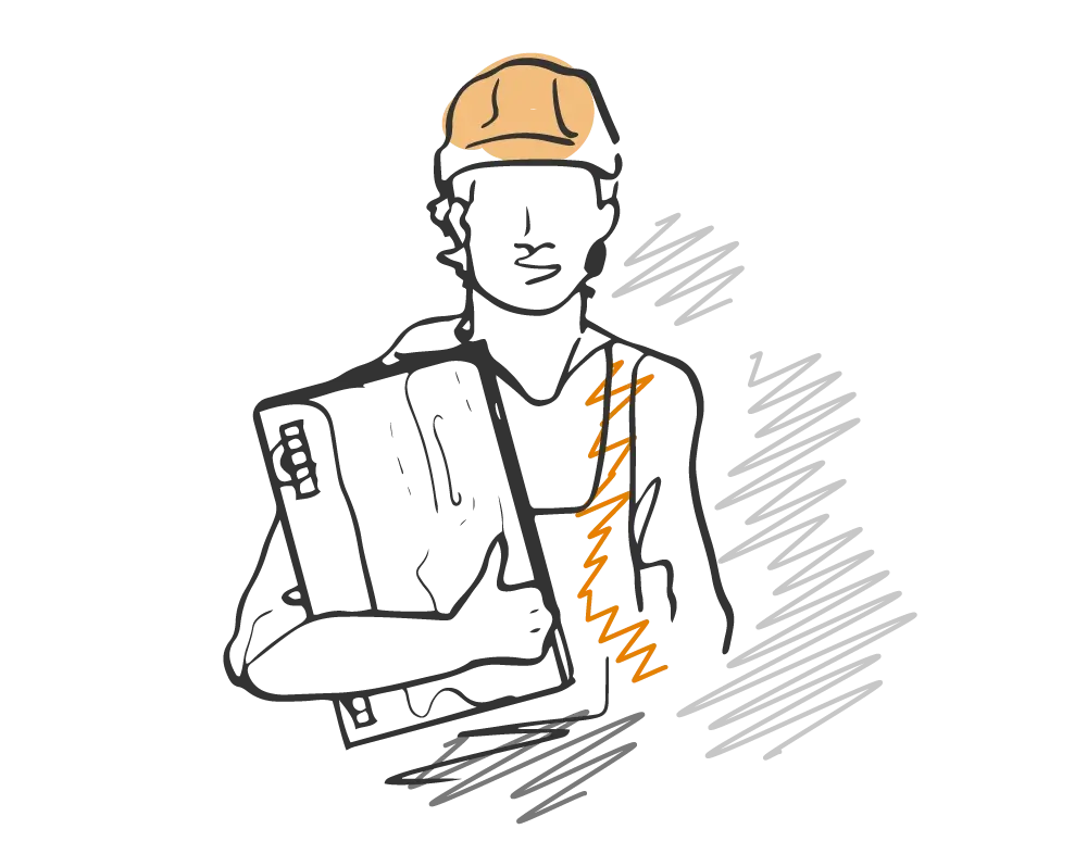 ilustracja zespół 123remonty - Andrzej