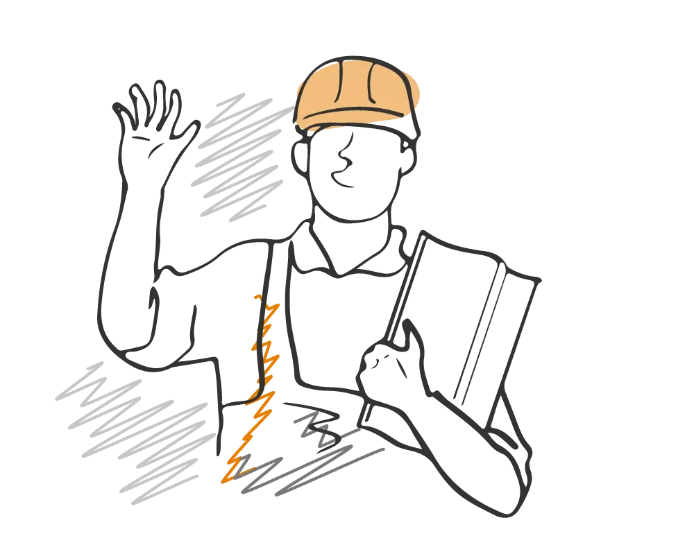 ilustracja zespół 123remonty - Marcin