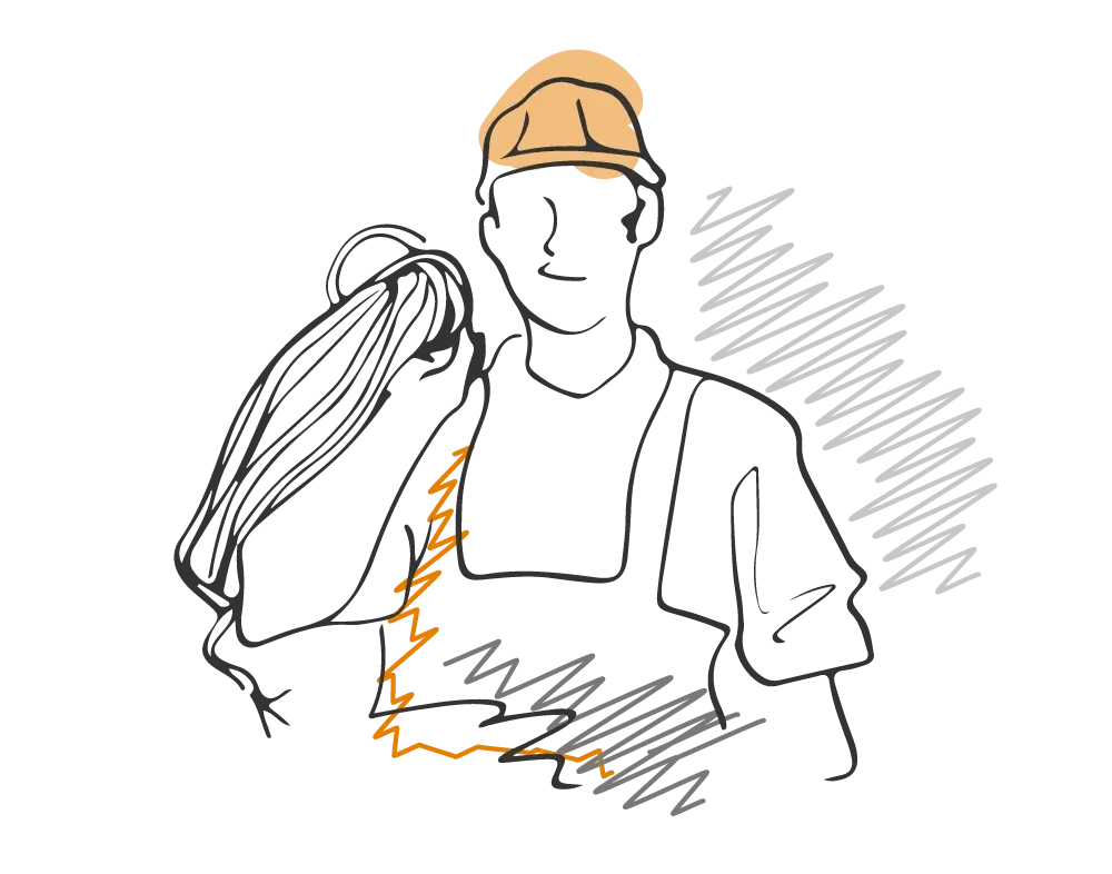 ilustracja zespół 123remonty - Olek