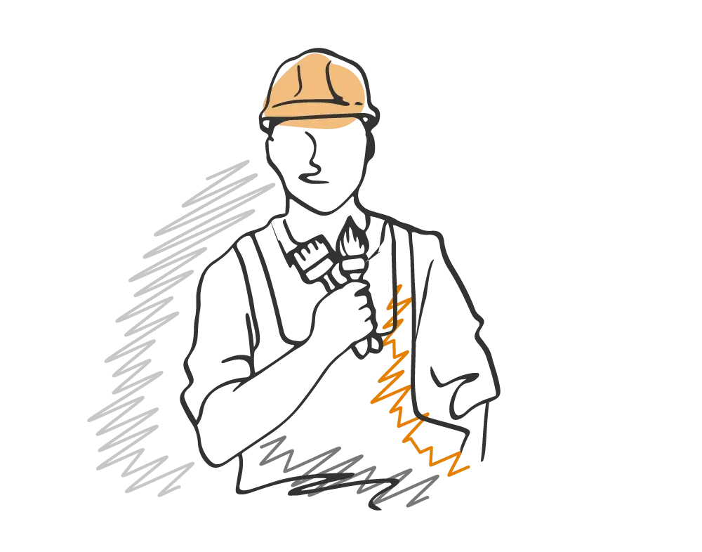 ilustracja zespół 123remonty - Vitja