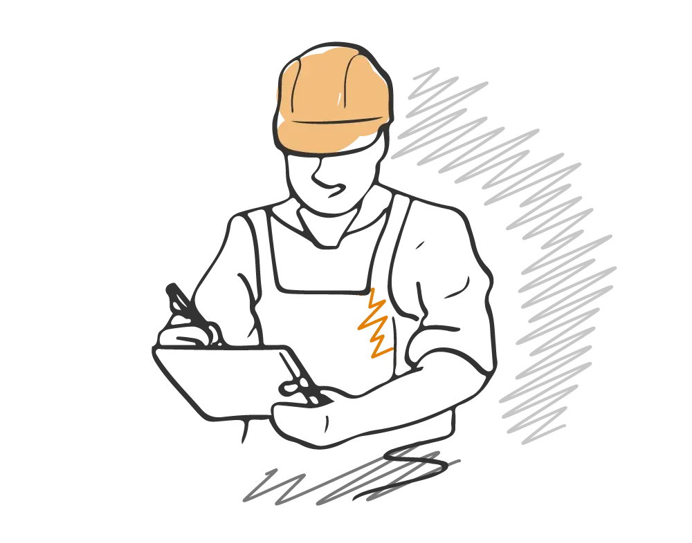 ilustracja zespół 123remonty - Witek