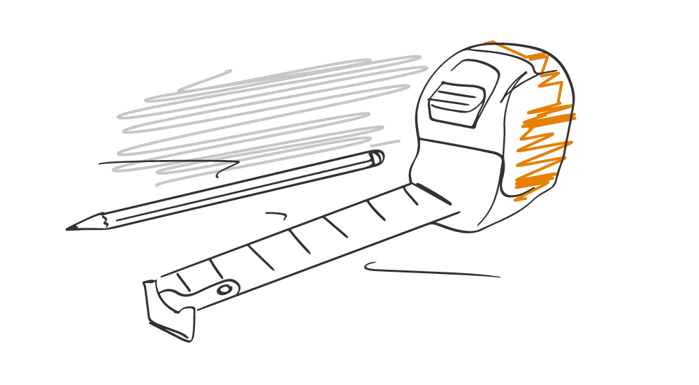 Ilustracja Krok 2 - Pomiar i projektowanie